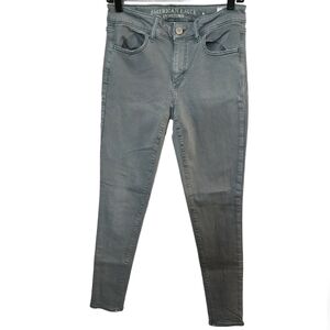 American eagle Green denim jegging‎ jeans